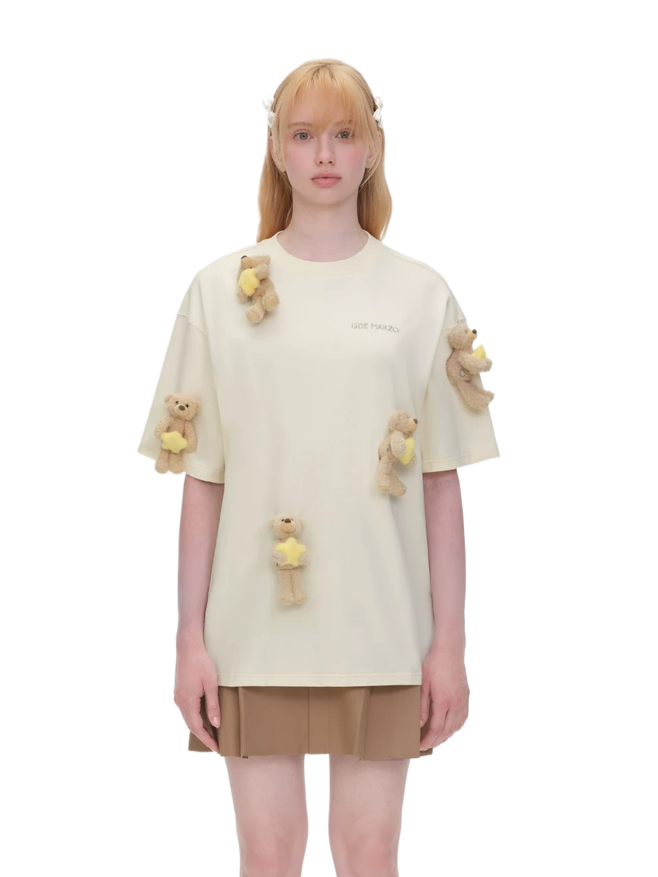 Lumi Star Bear Embellished T-shirt