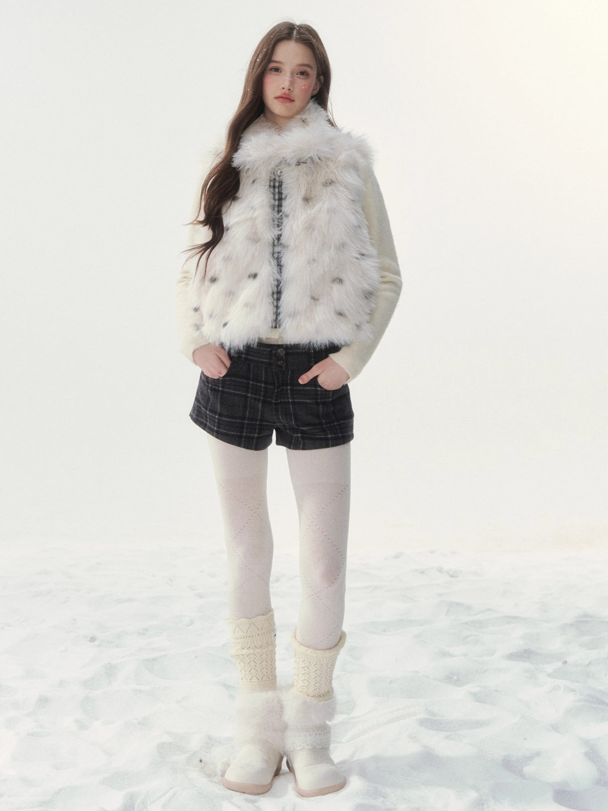 Reversible Fashion Faux Fur Jacket