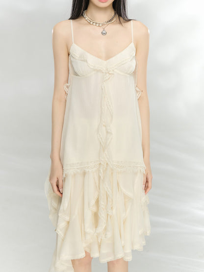 Chiffon Camisole and Skirt Two-Piece Set