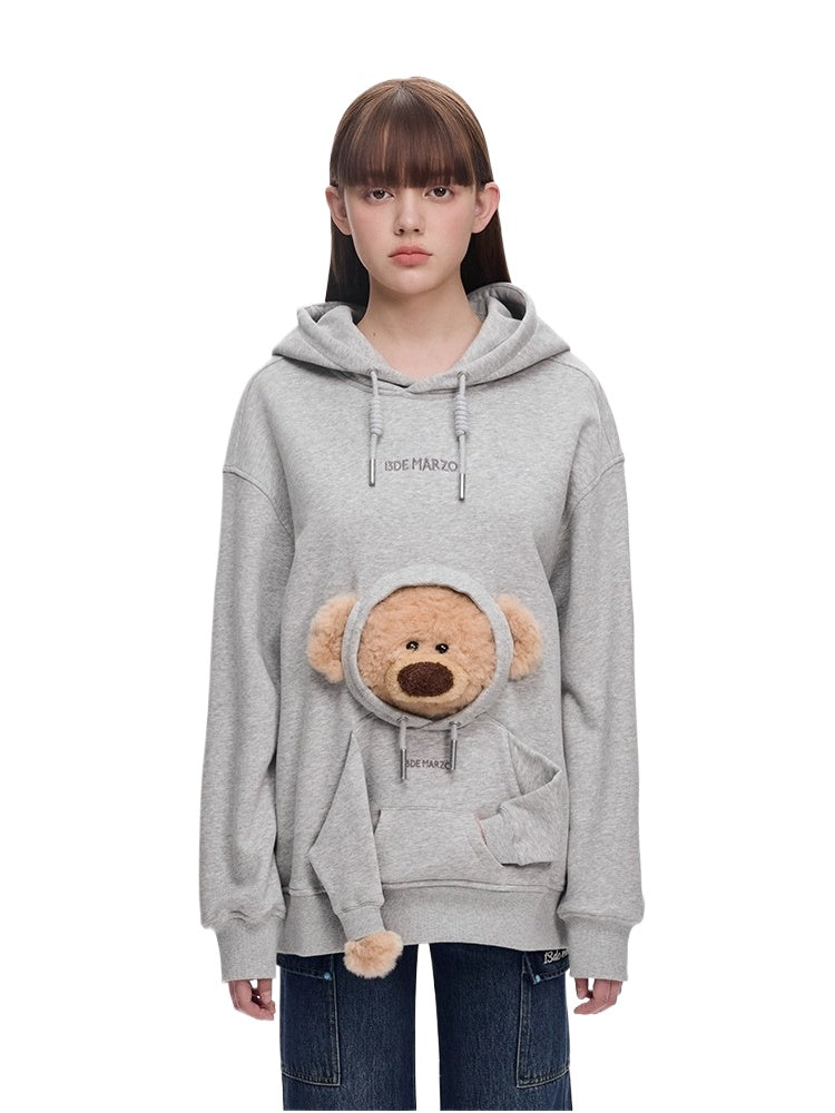 Teddy Pocket Hoodie