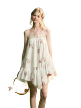 Irregular Lace Puff Dress - CHINASQUAD