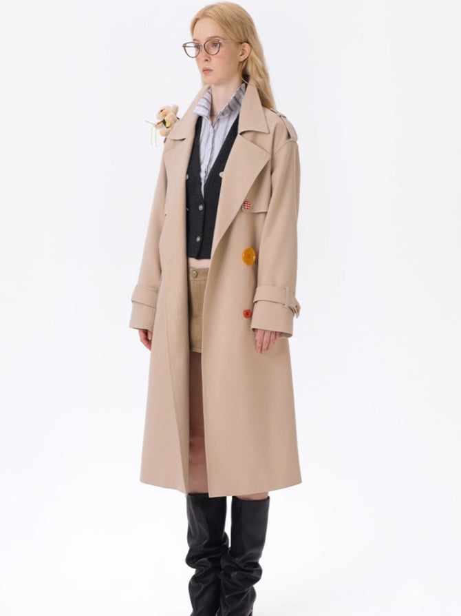Tailor Bear Long Trench Coat