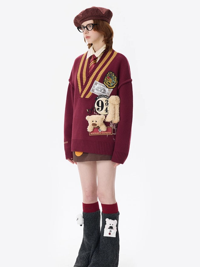 Platform 9¾ V-Neck Sweater