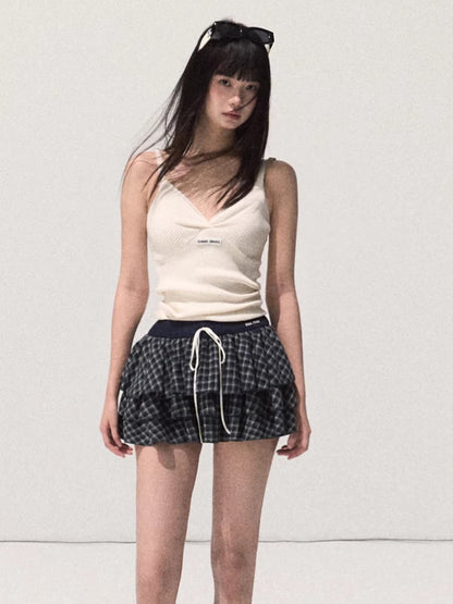 Knit Camisole &amp; Long-Sleeve Base Layer