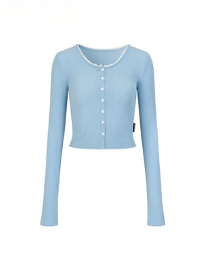 Blue Cardigan / S