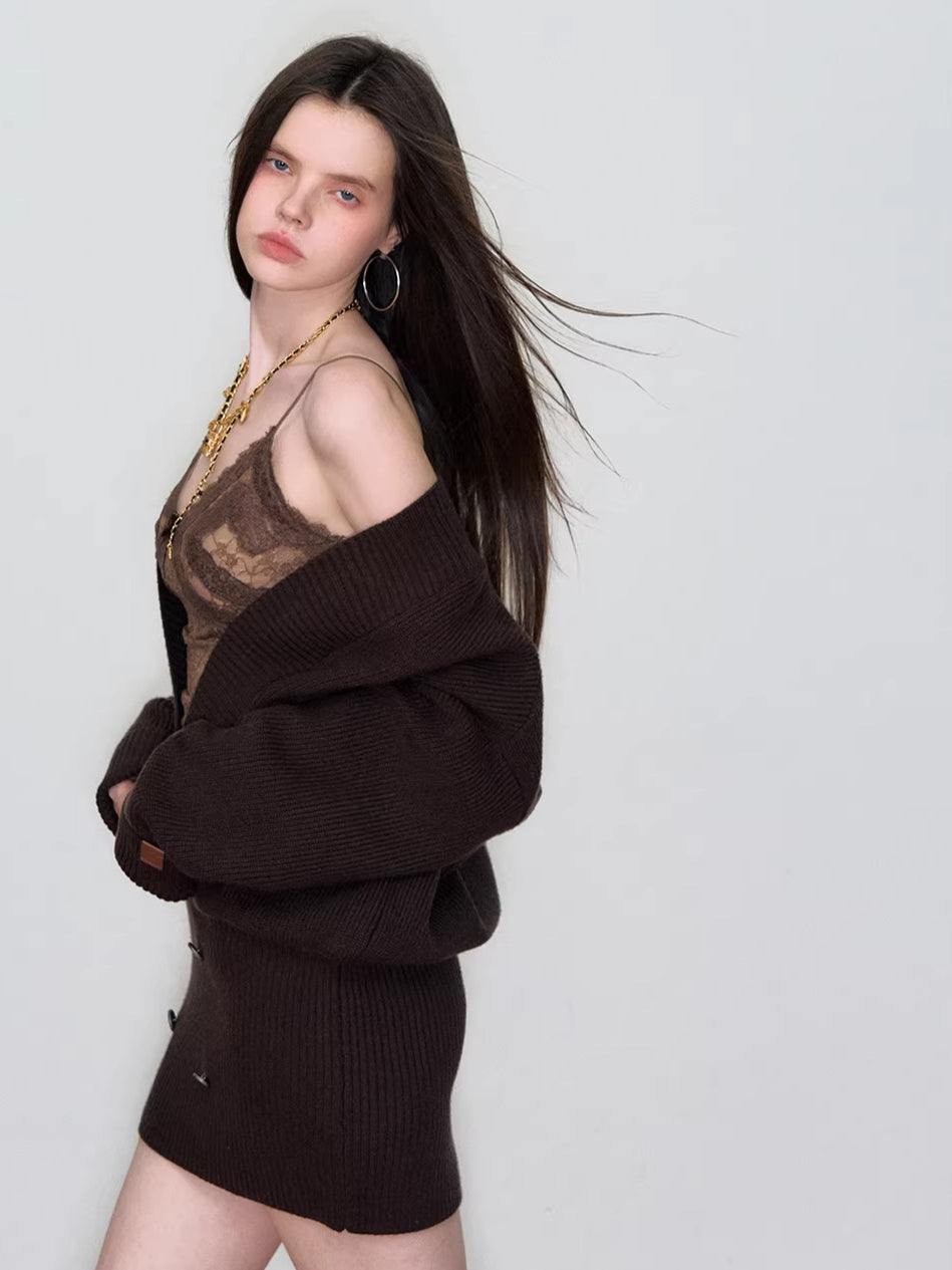 Heavyweight Knit Sweater Dress