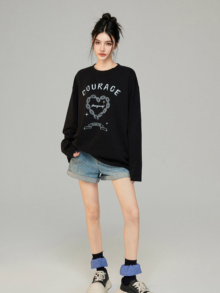 Chain Letter Long Sleeve T-shirt