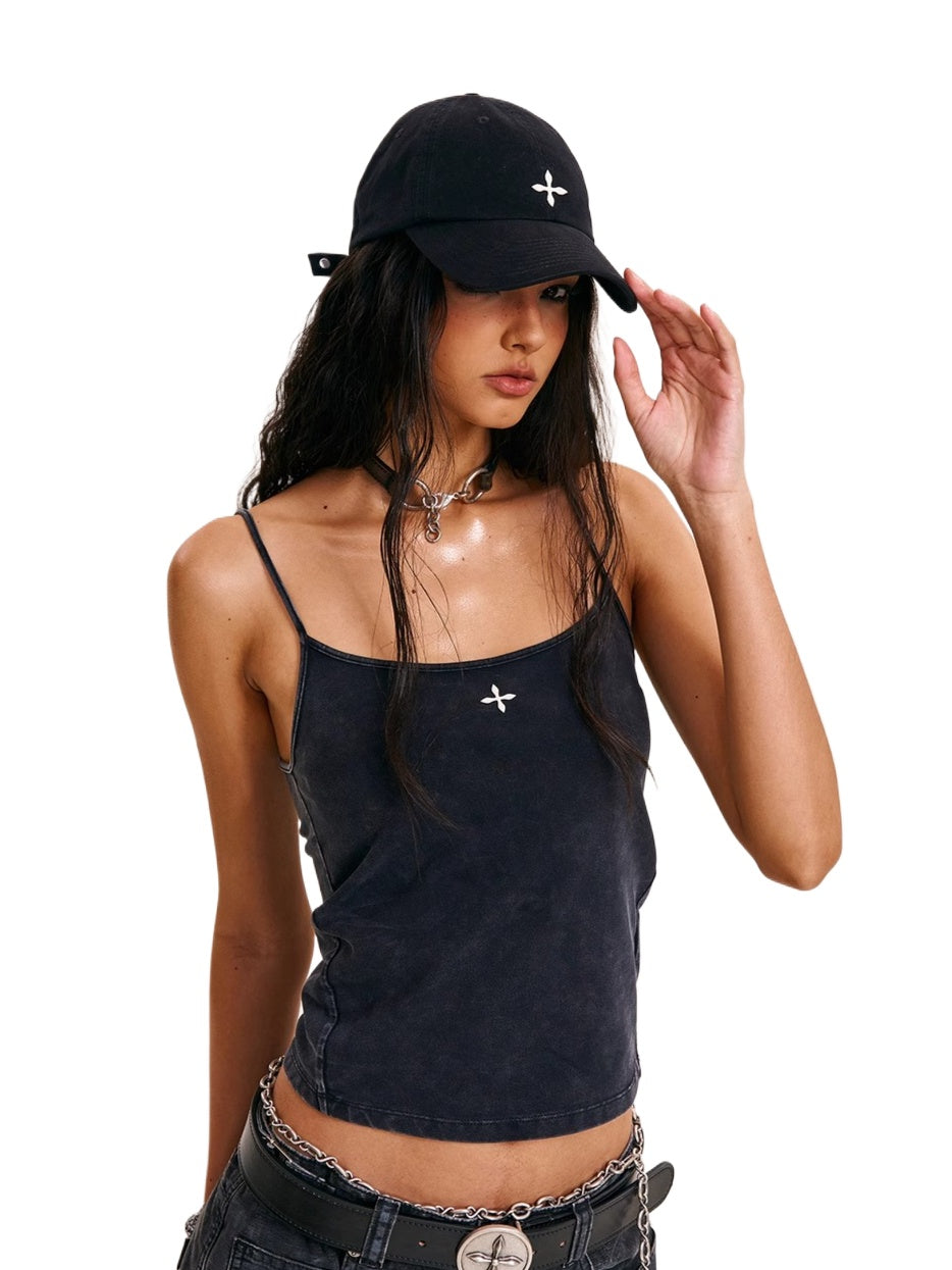 Compass Badge Cotton Baseball Cap