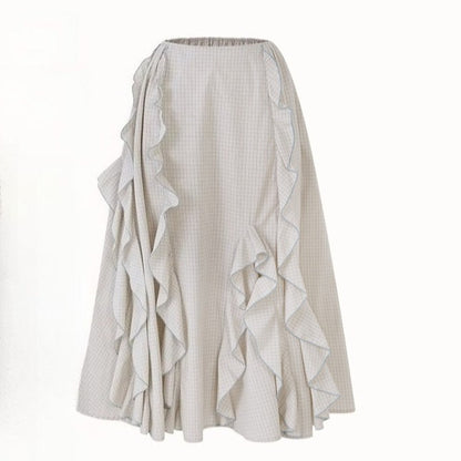 Organic Cotton Gingham Blouse Set