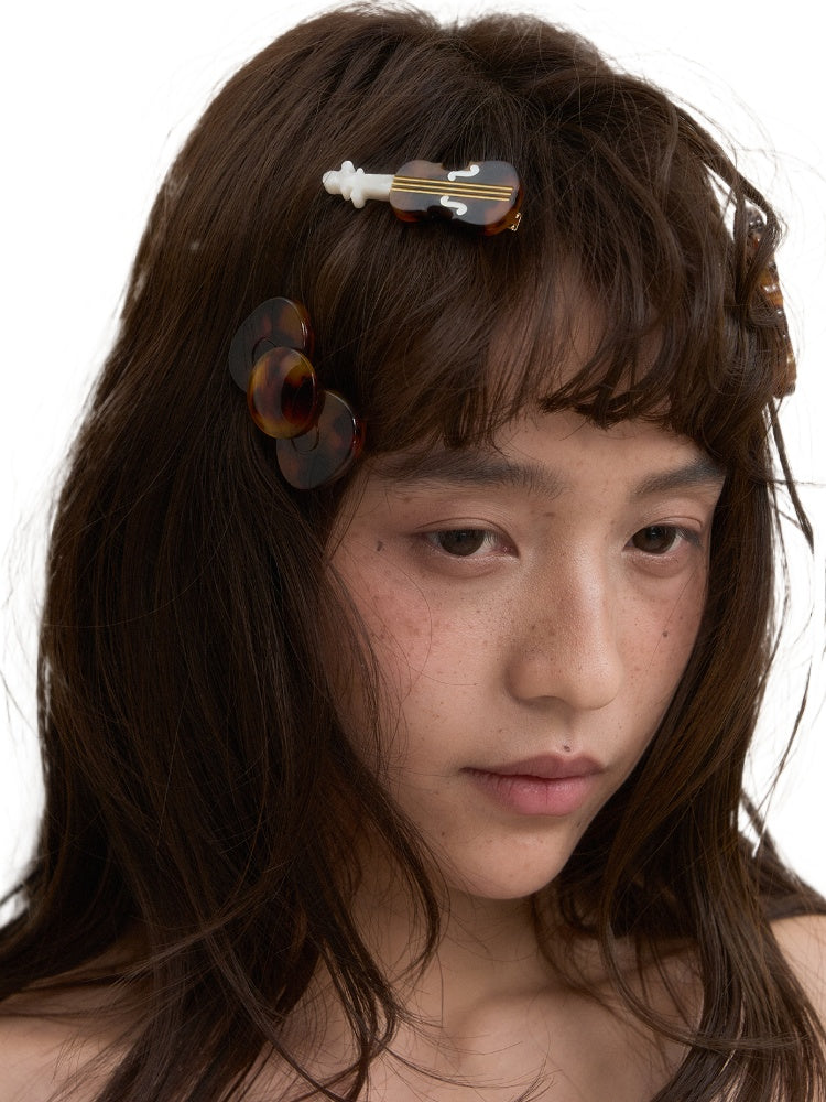 Tortoise Shell Acrylic Ballet Hairpin