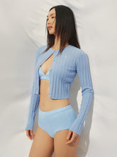 Crew-neck Long-sleeve Knitted Cardigan Coat - CHINASQUAD