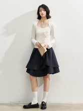 Structural Bow Mini Skirt - CHINASQUAD