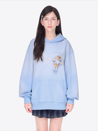 Washed Vintage Pullover Hoodie