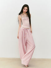 Color-Block Letter Print Camisole - CHINASQUAD
