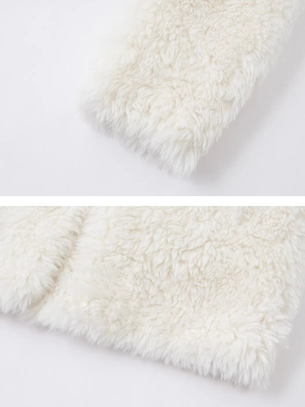 Plush Button-Up Fleece Jacket