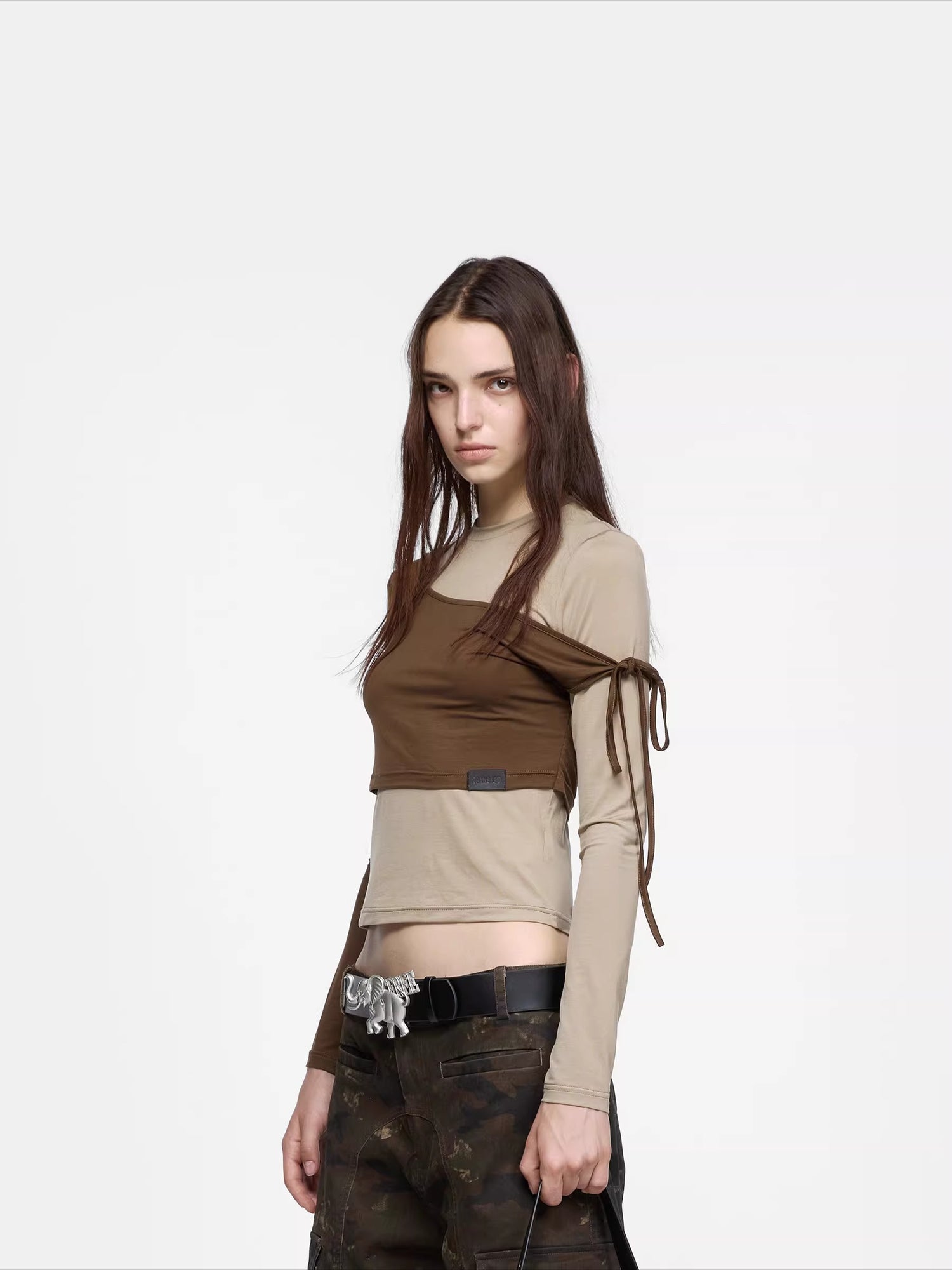 Elephant Symbol Freedom Metal Belt