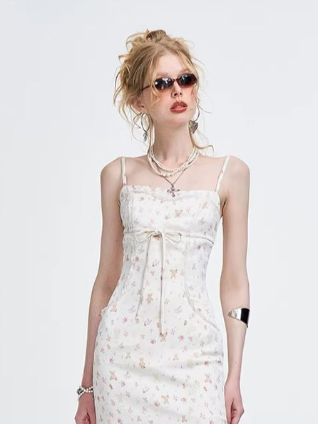 Printed Camisole Maxi Dress