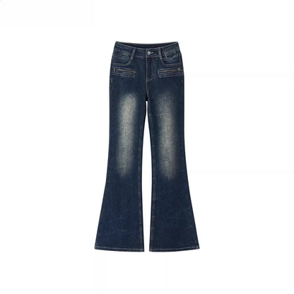 Vintage Slim-Fit Flared Denim Jeans