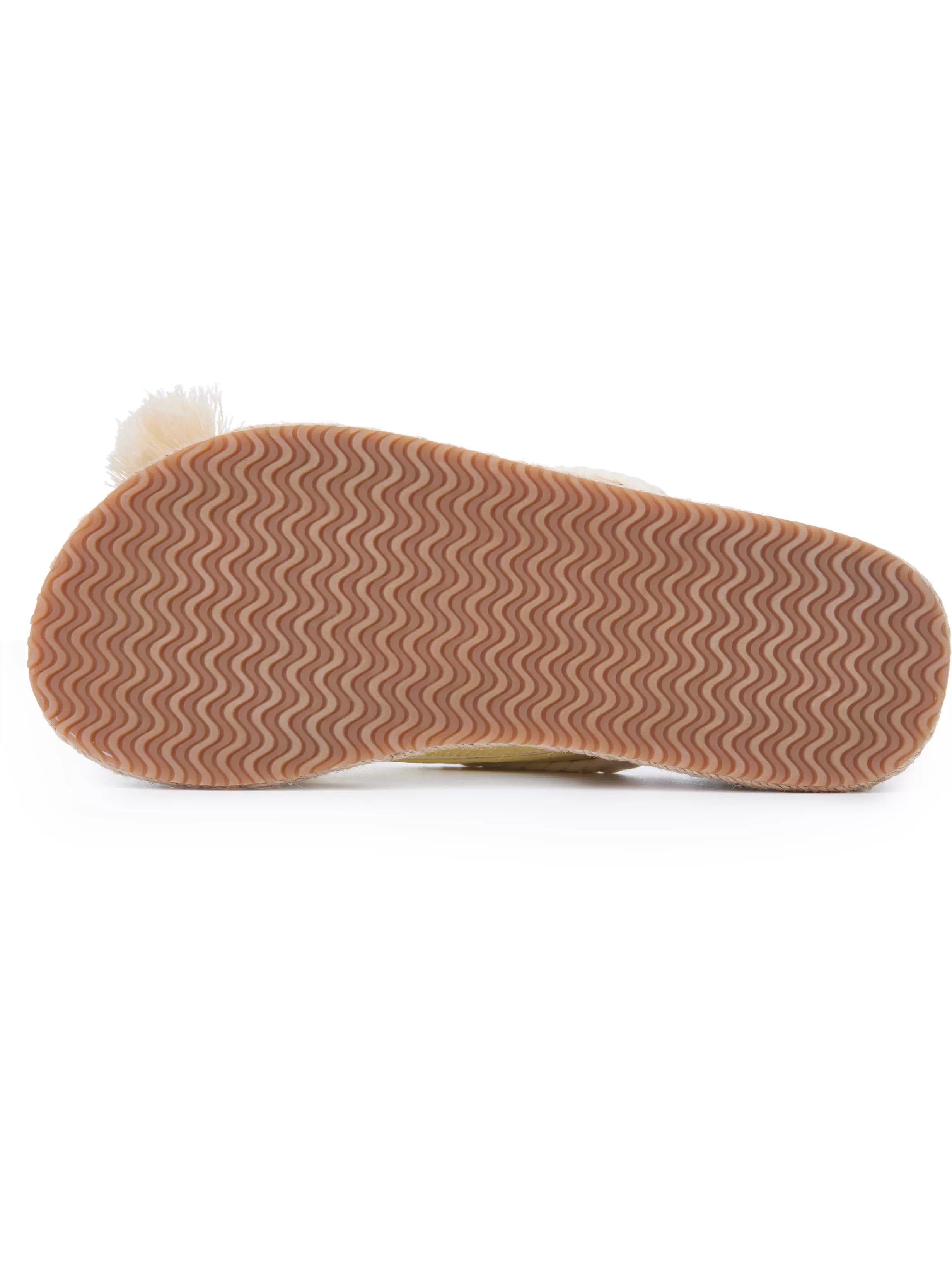 Floral Lace-Up Platform Flip slippers