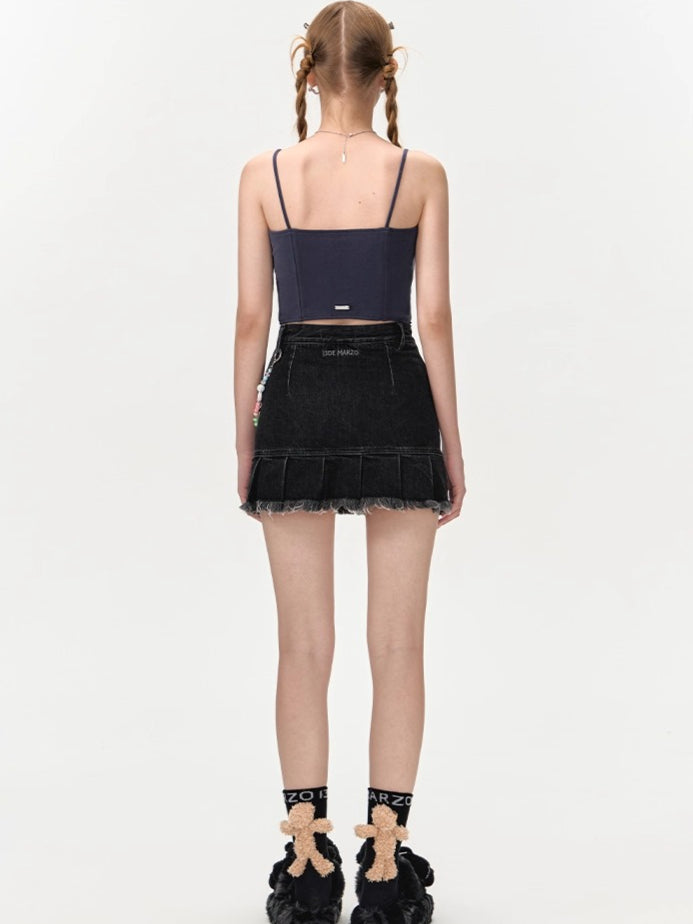 Essential Ribbed Knit Tank Veat