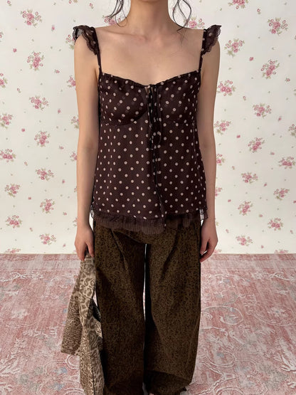 Leopard Print Vintage Vacation Camisole