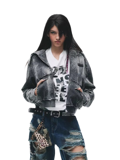 Tie-Dye Distressed Grunge Sweatshirt