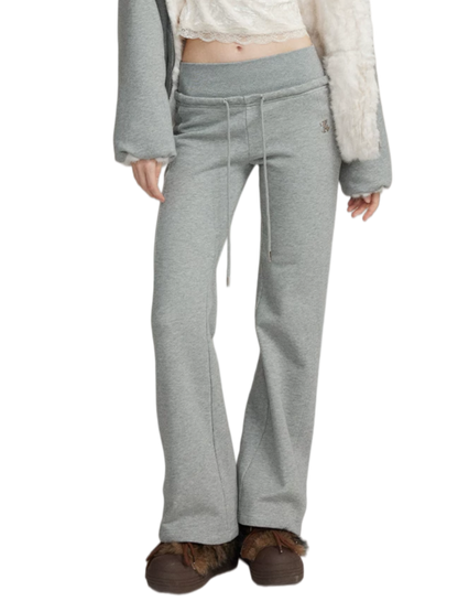 Slim Fit Casual Straight-Leg Sweatpants VIA PITTI