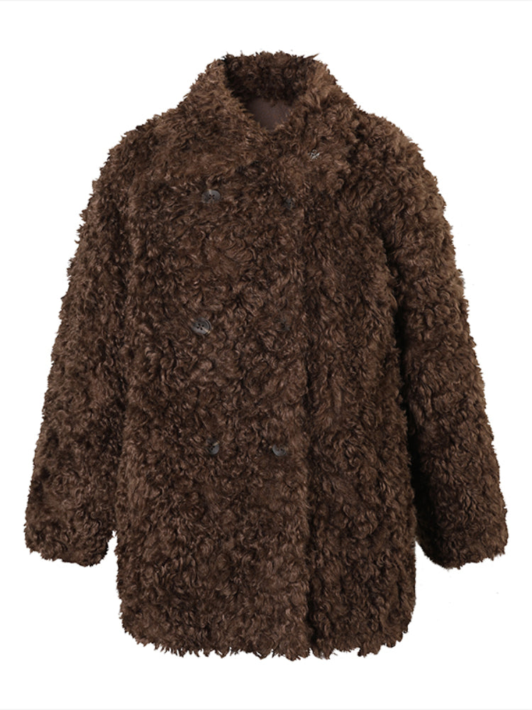 Eco-friendly Fur Lined Fur Coat