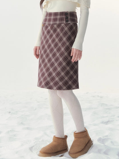 Sunset Park Retro Midi Skirt