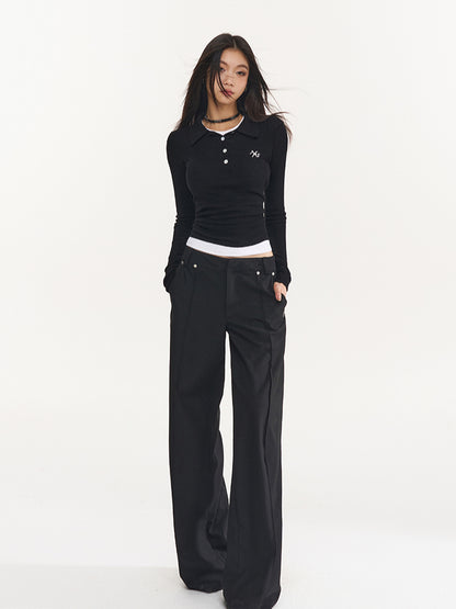 Black Urban Loose Trousers