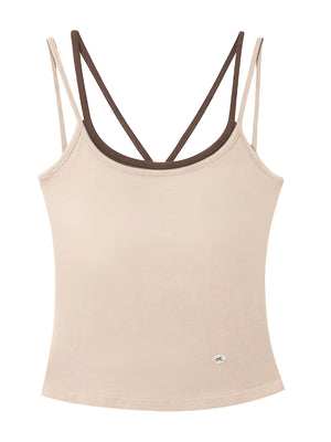 Khaki Tank Top / S