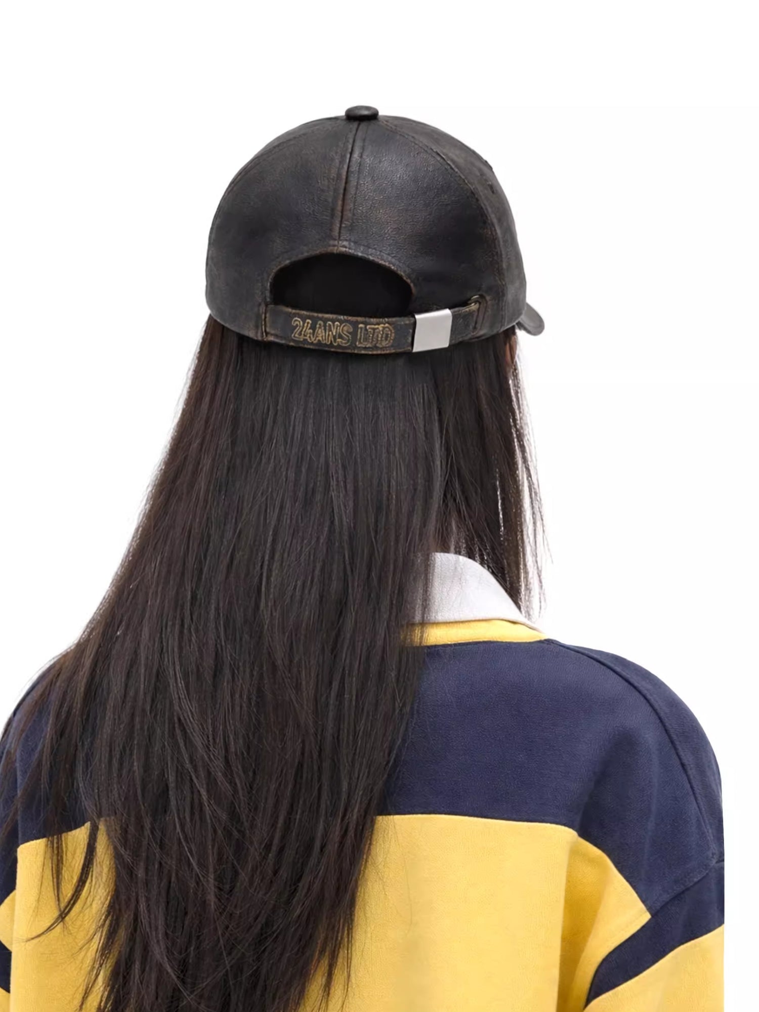 Hand-Dyed Punk Leather Cap