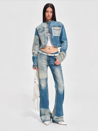 Straight-Leg Lyocell Denim Jeans
