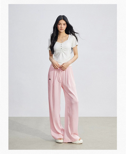 Cooling Touch Wide-Leg Lounge Pants