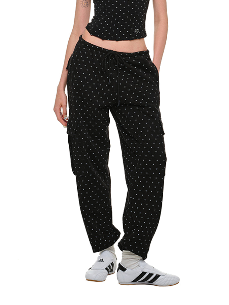 Cat Paw Cargo Long Sweatpants