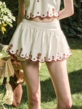 Lace Embroidery Airy Shirt & Skirt Set - CHINASQUAD