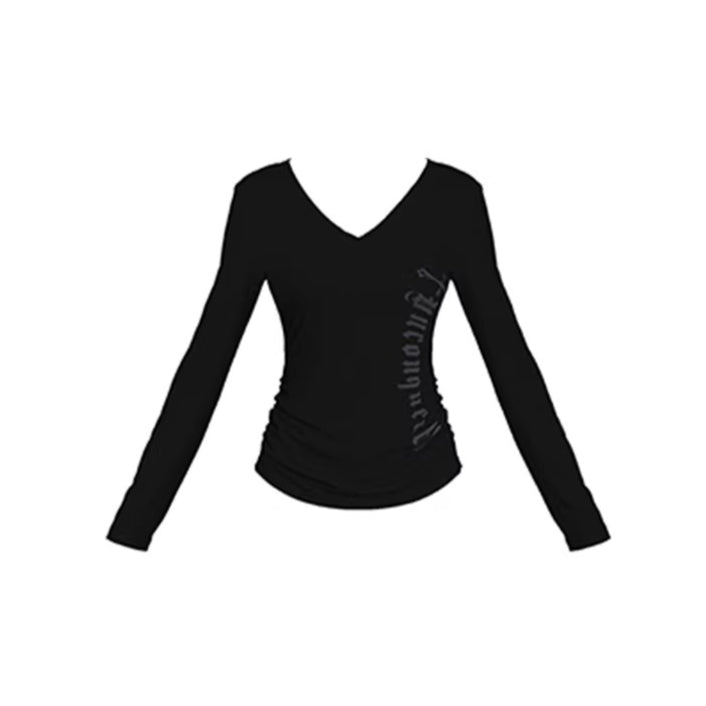 Graphic Slim-Fit Long Sleeve T-Shirt