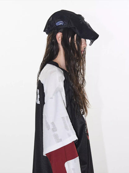 EXITMODE Textured Layered Sports Jersey Tee