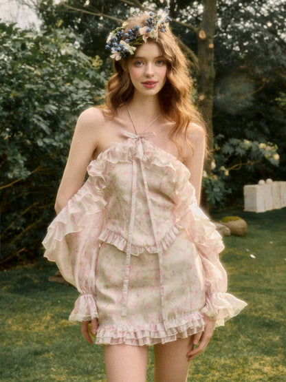 Butterfly Organza Fairy Top &amp; Skirt Set