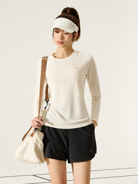 Knitted Sports Quick-Dry Long Sleeve T-shirt