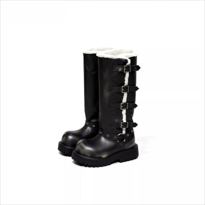 Convertible Fold-Over Knight Boots