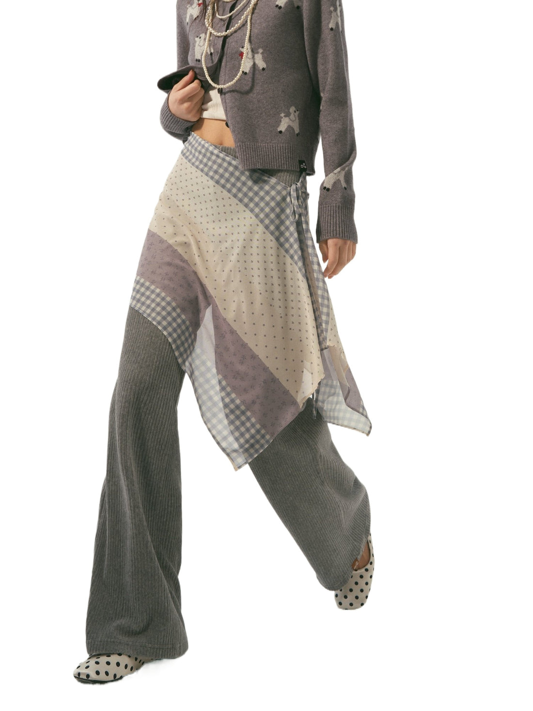 Pants &amp; Tie-waist Apron Set