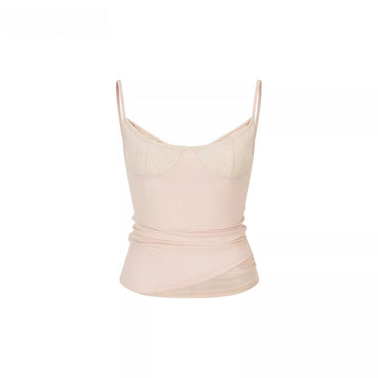 Colorblock Lyocell Knit Camisole