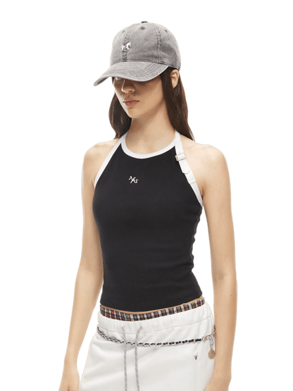 Margot Washed Halter Tank