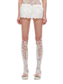 Cotton Eyelet Bubble Shorts & Layered Mini Skirt Set 1Jinn Studio