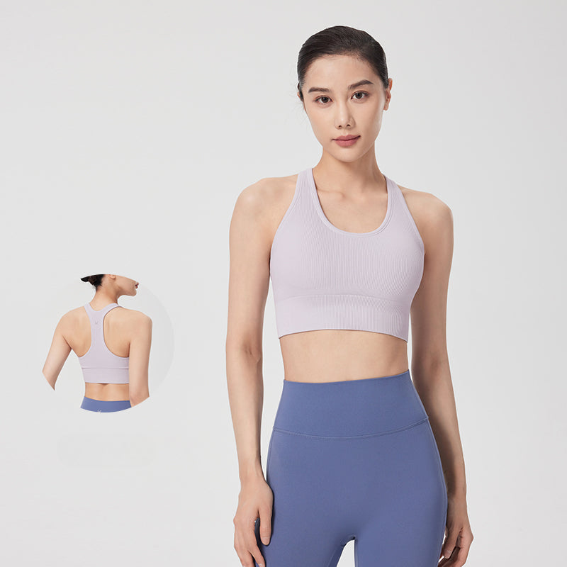 Cross-Back Shockproof Yoga Bra