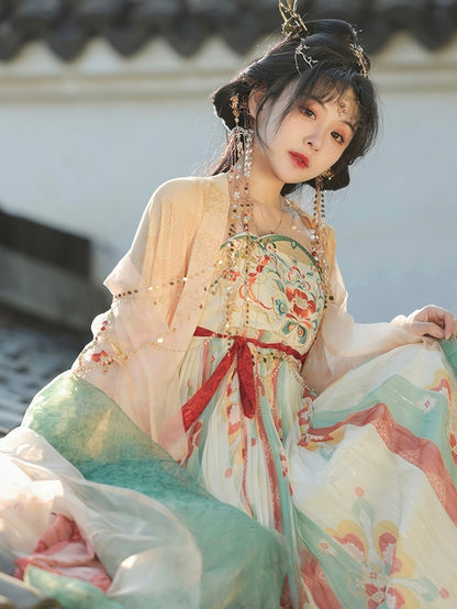 &quot;长安乐&quot; Tang Dynasty Hanfu Set