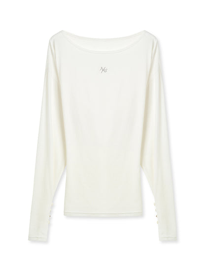Asymmetric Shoulder Multi-way Wear Elastic T-Shirt - CHINASQUAD