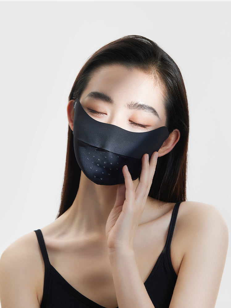 (Zero Feeling Edition) Ice Silk Breathable UV Protection Sunscreen Face Mask