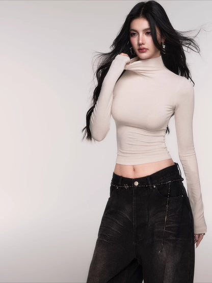 High-Stretch Mock-Neck Slim-Fit Base Layer